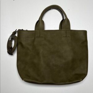 Olive Green Tote Bag - Women